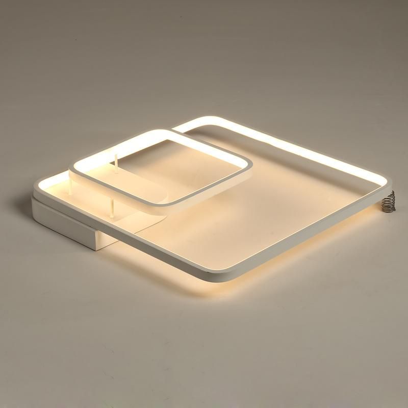 Modern Square Shape Ceiling Lamp with Double Color with Remote Control