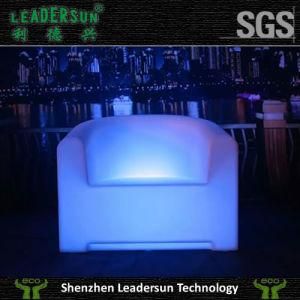 Leadersun Patio Furniture Color Changeable LED Sofa