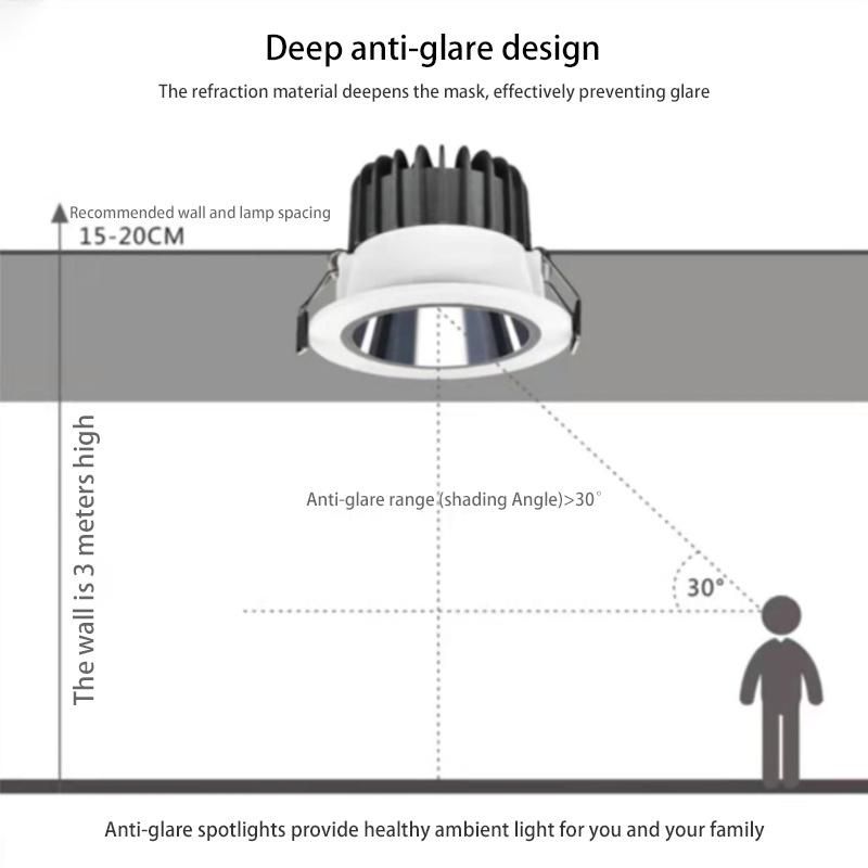 Dimming LED Downlight LED Ceiling Light LED Spot Light LED Light LED Down Light