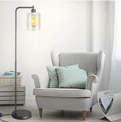 Cross-Border American Creative Floor Lamp Bedroom Bedside Study Iron Floor Lamp