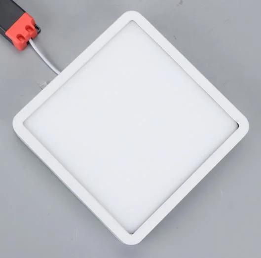 China Factory OEM ODM 5 Years Warranty Aluminium Square Rechargeable LED Anti Glare Light Indoor Bulb Lamp E27 3000-6500K Outdoor Solar Square LED Panel Light
