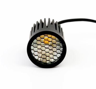 Die Cast Aluminum 9W LED Down Light Black Module Honeycomb GU10 Downlight
