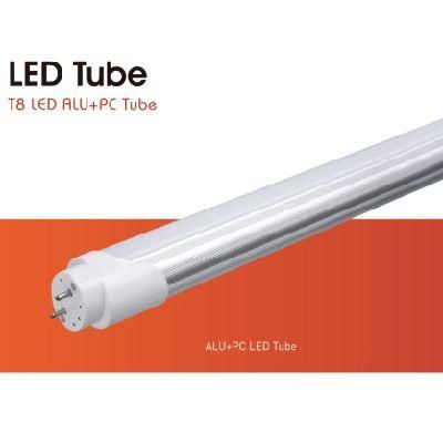 Aluminum 18W T8 LED Tube with 120 Degree Beam Angle