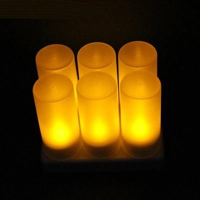 Electric Candle Lamp Charging LED Luminescent Tea Candle Lamp