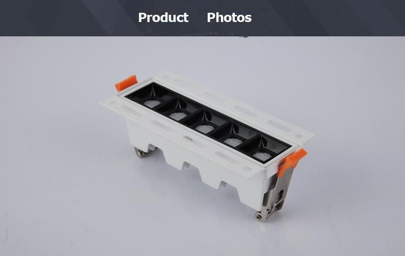 Professional High Flux Light and Customized Rectangle Linear Downlight LED Lights for Car Wash LED Detailing Lighting