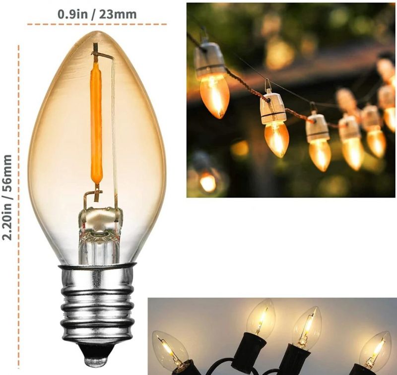 Mini E12 E14 Candelabra Base C7 LED Night Light Bulb