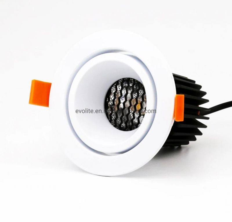 Antiglare Downlight 15W LED Spotlight COB Recessed Downlight MR16 Module X15A