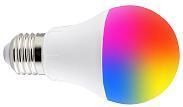 A60 E27 RGBW 16digital Remote Control Colorful LED Bub 9W