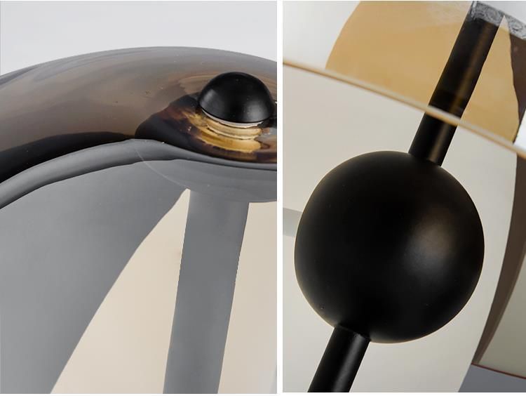 Bedside LED Table Lamps Nordic Postmodern Glass Table Light (WH-MTB-24)