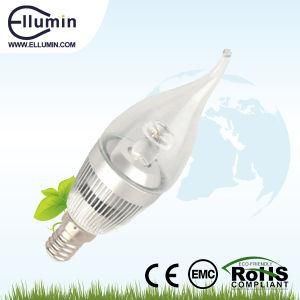 1W Epistar LED E14 Candle Light Passed CE&RoHS