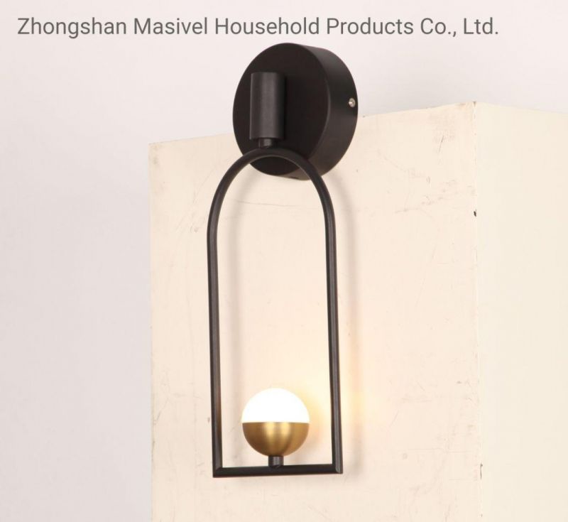 Masivel LED Wall Sconce Building Material Hotel Lobby Wall Lamp Modern Indoor Home Lighting Wall Lamp