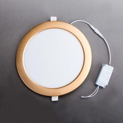 Aluminum and Plastic Indoor 18W Round LED Panel Light