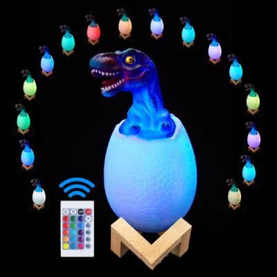 Children Magical Dinosaur Silicone Night Light Dimming Multicolor