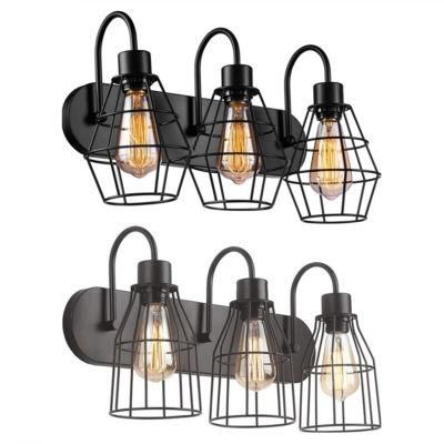 Amazon Ebay Aliexpress American Retro Industrial Headlight Bedroom Bedside Wrought Iron Wall Lamp