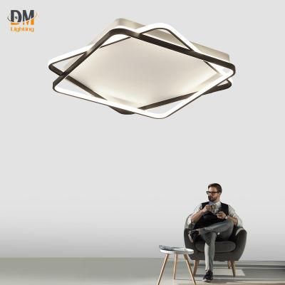 Home Bedroom Decor Nordic Modern Square Simple Fashion Hanging Pendant LED Ceiling Light