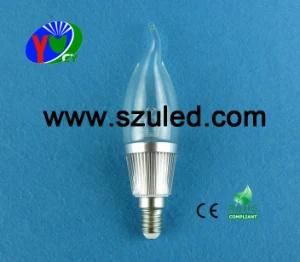 E14 Screw Base 3*1W LED Candle Light