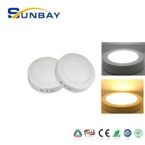 Surface Mounted LED Panel Light Warm White Round 6W 12W 18W 24W Ultra-Thin LED Panel Light Suface Mounted Ceiling with OEM Service