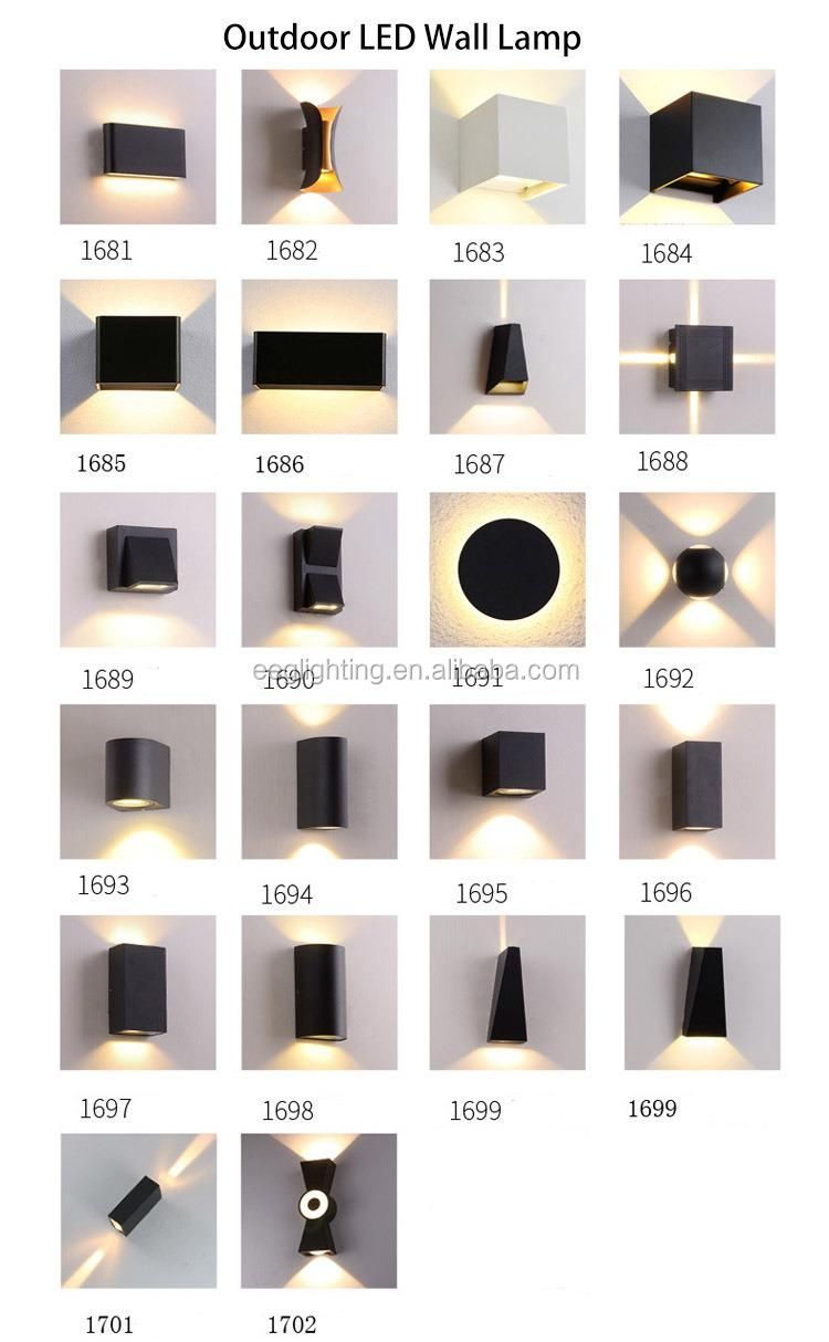 Spot Light Garden Black Decoration Vanity E26 Applique LED Wall Light