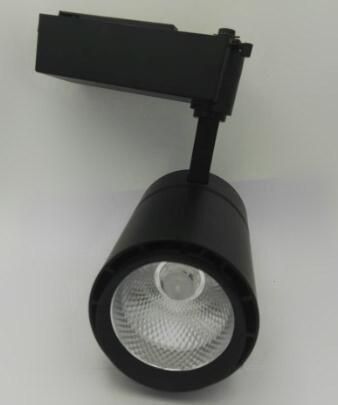 Black LED Track Lighting Directional COB Ceiling Spot Light 30W 6500K Cool White