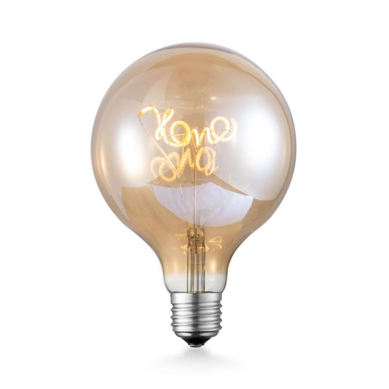 Alphabet Beer Word Pendant Lamp LED Filament Light Bulb