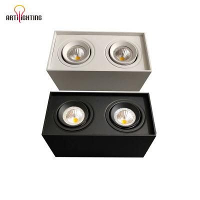Factory Wholesale LED Surface Mounted Downlights COB Spot Light Free Opening Ceiling Type for Commercial Lighting Household Project