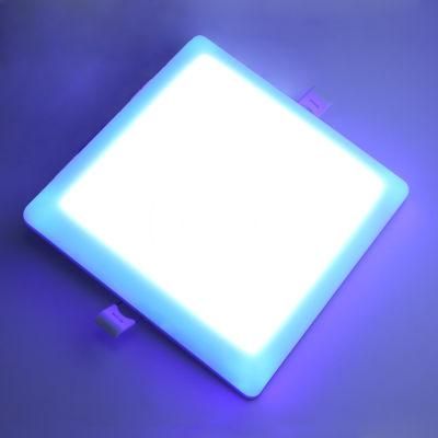 Keou Blue Green Red 2700K 7000K SMD 9W PC Aluminum LED Panel Light Frameless with TUV CB Ce