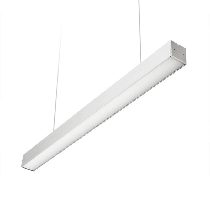 Black Body Linkable 1200X75X75 40W LED Pendant Linear Light