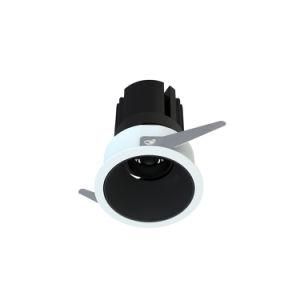 3000K Flicker Free 6W Round Ceiling Spotlight LED Wall Washer Down Light