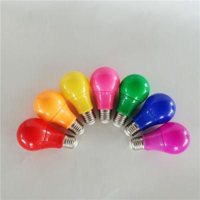 Perfect Quality Model A19 A60 LED Color Light Color Bulb From LED Manufacturer for Decoration