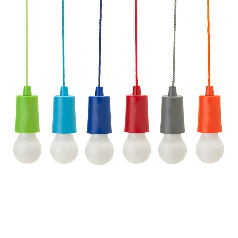 Portable Hanging Camping Christmas Decoration Light String Bulb Pull Cord Bulb Light