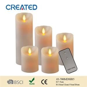 Flameless LED Candle Light, Remote Control LED Candle Light, LED Lighting for Wedding Favors (43-700MDSIR5)
