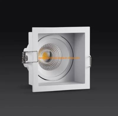 Square-Hole Deep Anti-Glare Dimmable COB LED Down Lighting Fixture