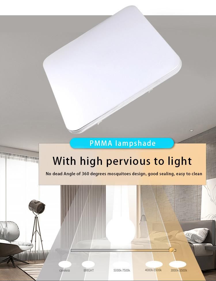 Children Modern Flush Mount 36W 6500K Indoor LED Ceiling Light