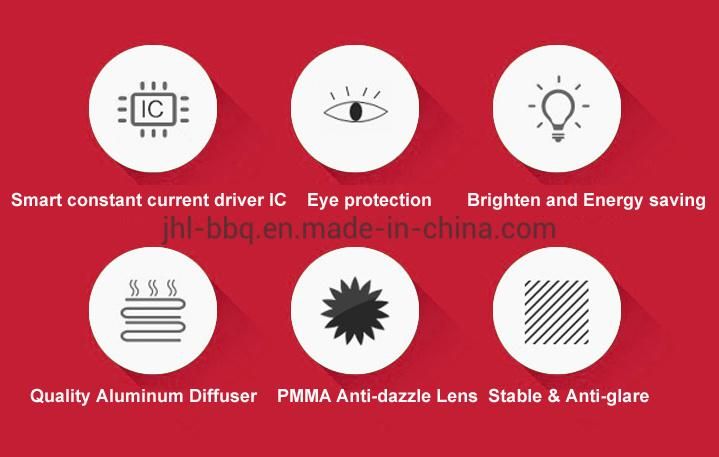 LED Flood Light Special Designed for Application in Outdoor with IP65 Waterproof Aluminum Die Casting Shell and Diffuse 50W