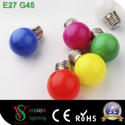 G45 E27 1W Color LED Bulb Decoration LED Bulb