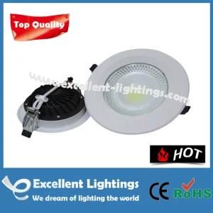 High Light Transmittance Toughened Plastic IP44 LED Downlight