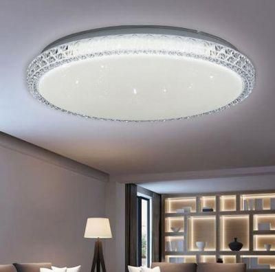 Smart Crystal Round Cover Ceiling Lights 24W with Good Heat Conduction, Luminous Efficiency