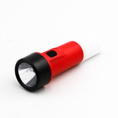 LED Flashlight with Tail Light Long Battery Life Used for Camping Outdoor Indoor