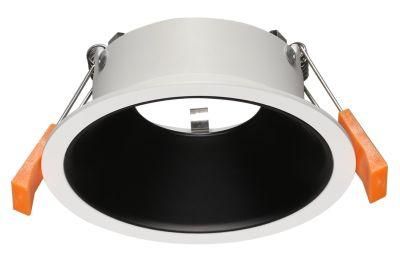Round Aluminum White Color GU10 Fitting Cut out 90mm MR16 Fixture LED Downlight Housing