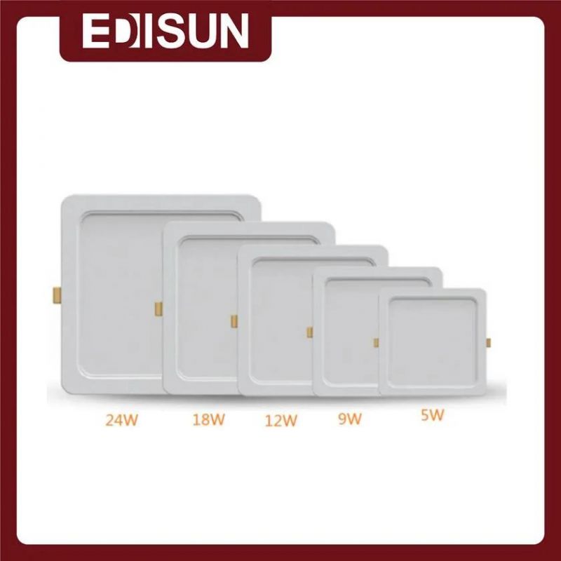 New ERP IP54 LED Plastic Panel Light 5W/9W/12W/18W/24W Waterproof