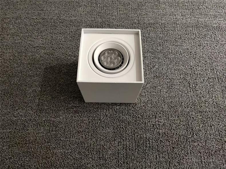 Wholesale Pure Aluminium Adjustable MR16 Lamp Surface Mounted Kitchen Ceiling Lights LED Downlight for House Building