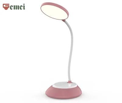 Energy-Saving, Low Power Consumption Color Ring Touch Table Lamp 3 Steps Color Temperature 6W