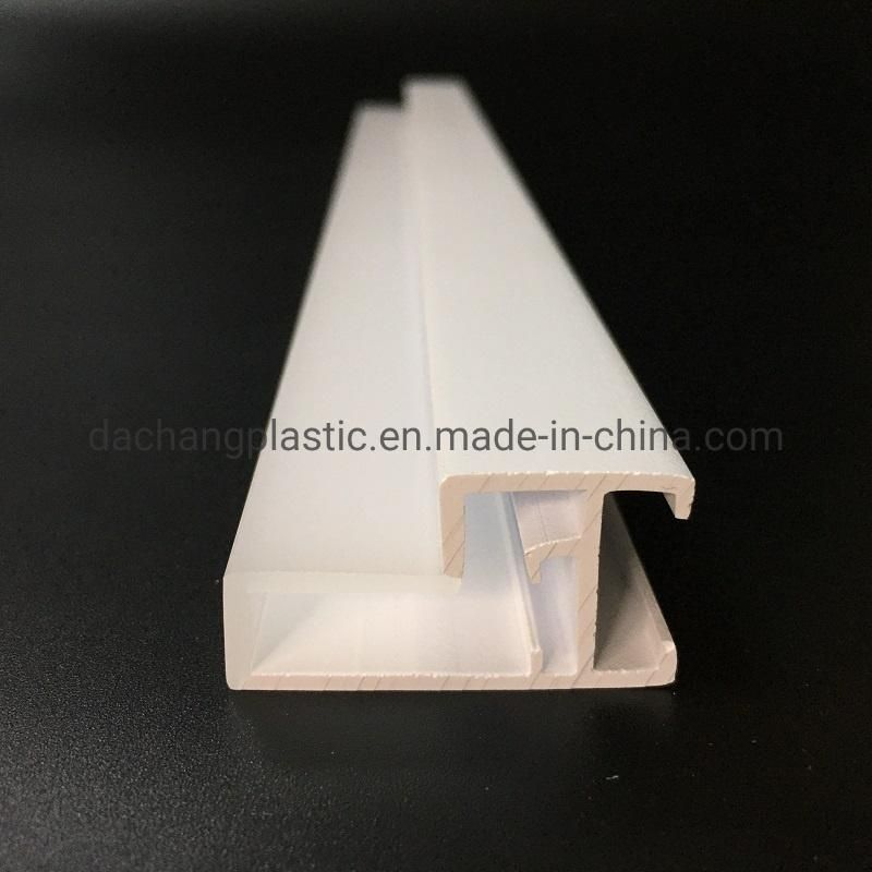 White and Semiclear Acrylic Coextrusion Profile for LED Lighting