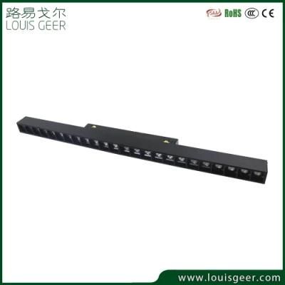 New Product 48V 10W 18W 24W 30W 45W LED Magnetic Track Light System with Black Magnetic Track Light