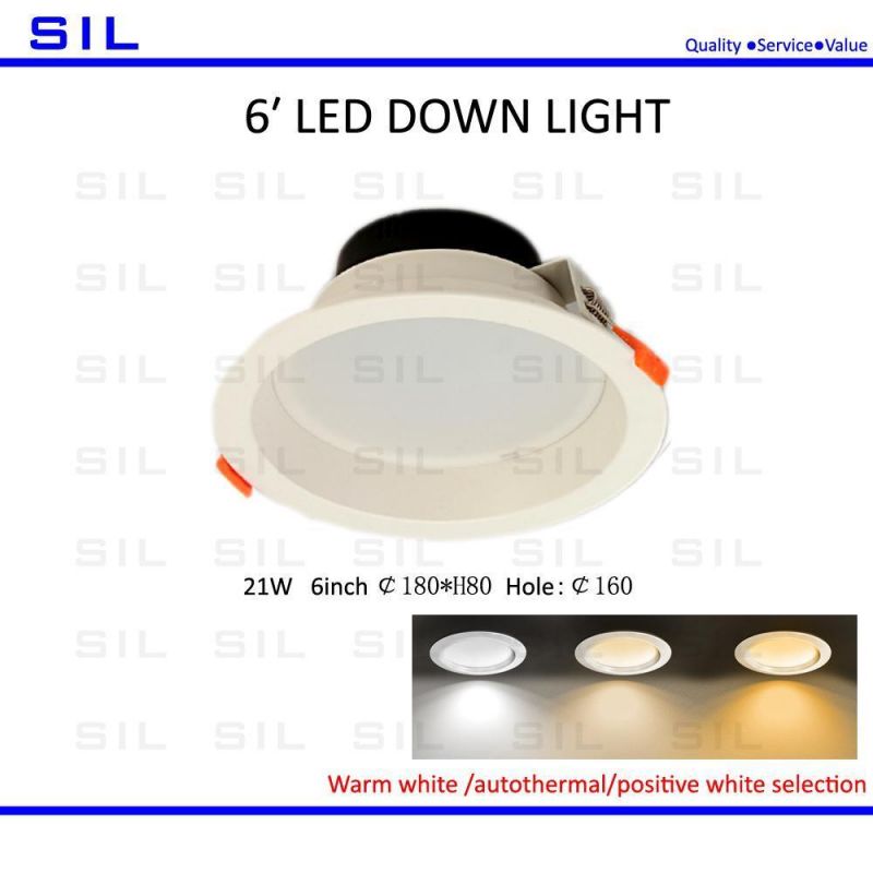 Hot Sales Hotel Commercial LED Downlight 12watt 7W 12W 15W 21W 25W Ceiling Light 12W LED Down Light