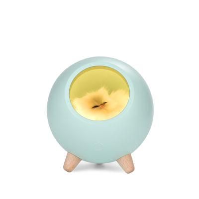 LED Pet House Night Light Rechargeable Bedroom Bedside Nursing Light Creative Kitty Table Top Atmosphere Night Light
