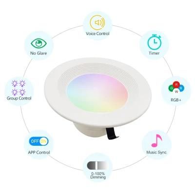 Best Selling 4inch 10W Smart Down Lights for Living Room