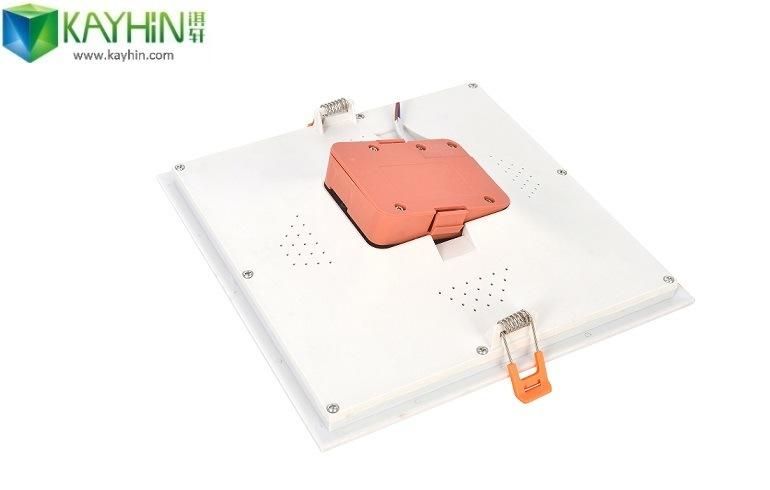Office Indoor Ceiling Panel Lighting Lamp OEM ODM PC Aluminum TUV CE CB RoHS 9W 18watt 24W 36W 40W Ultra Thin Dimmable Changeable CCT 3 LED Square Panel Light