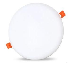 LED Panel Light Round Frameless Aluminum Body Good Price 12W 24W Round Panel Light Adjustable Size for Shopping Malls