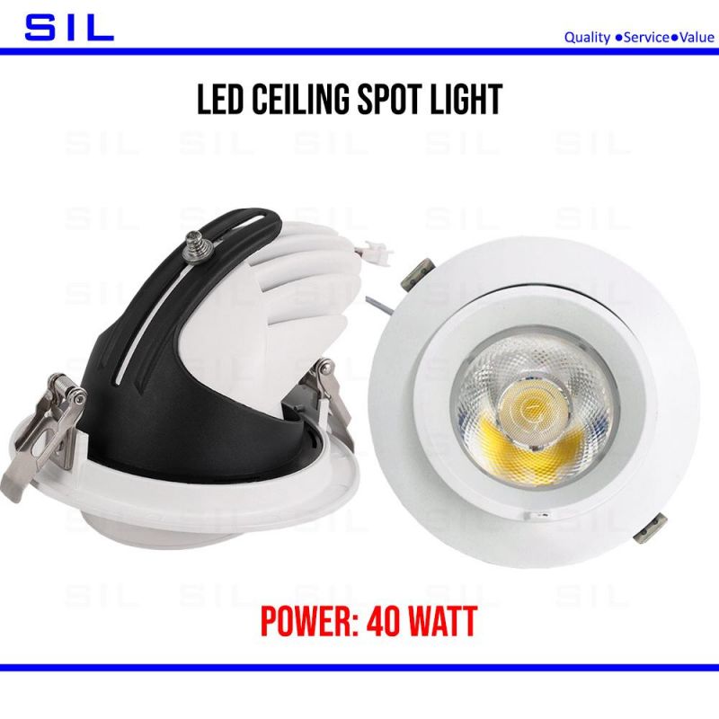LED Elephant Trunk Light COB Corner Downlight 360 Degree Adjustable Rotating Spotlight Commercial Home Project Applicable Downlight